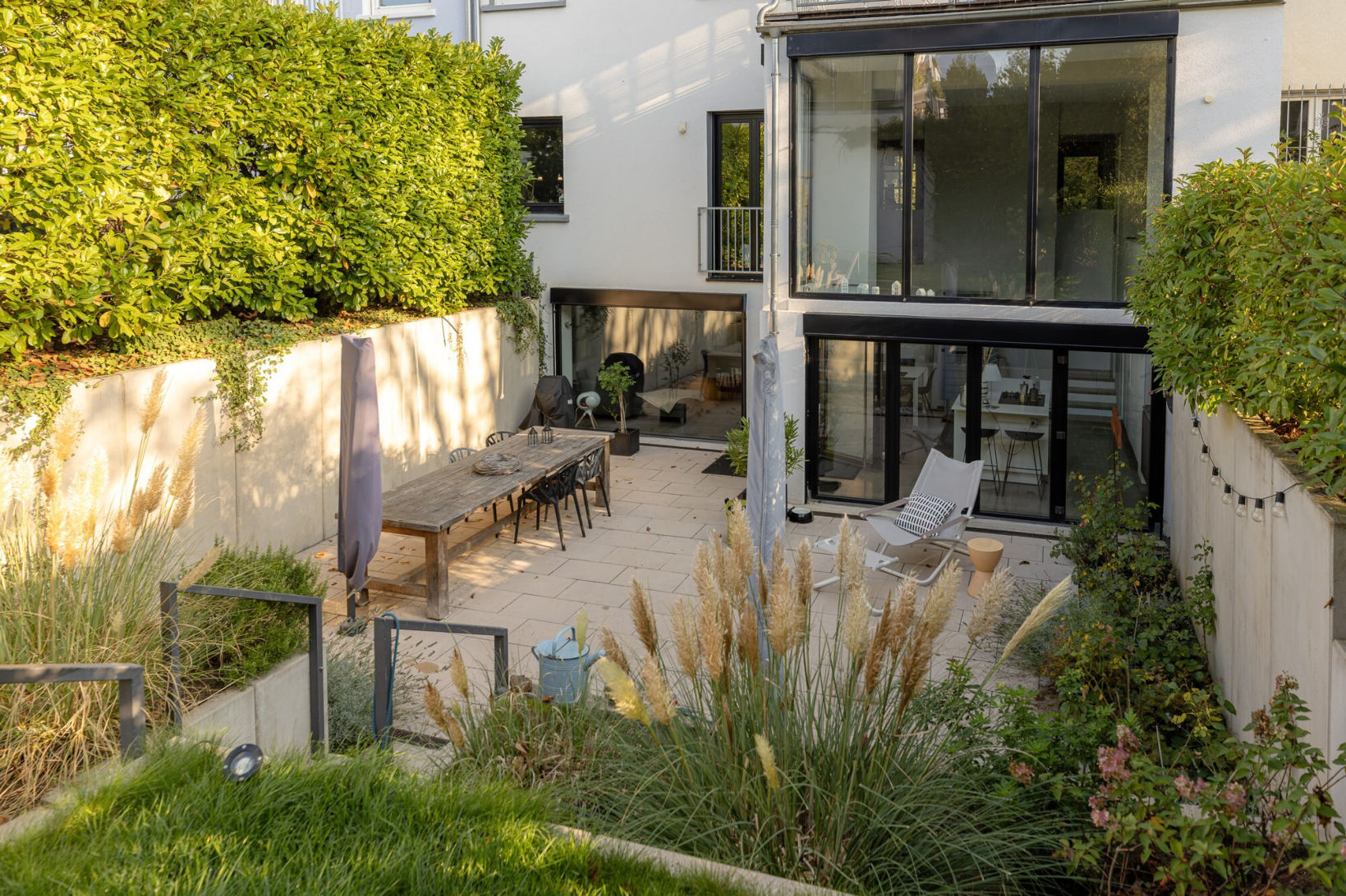 Terrasse und Garten